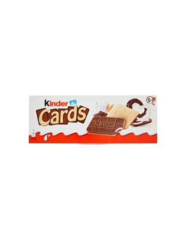 Kinder Cards T2 x 5 - 128 gr - Free shipping delivered to EUROPE and UK