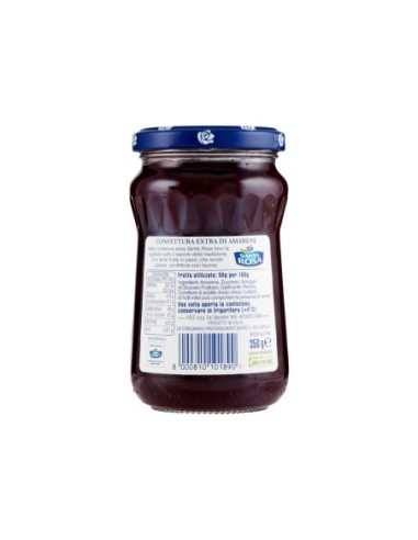 Santa Rosa Zwarte Kersenjam - 350 gr - Gratis verzending naar Europa en Groot-Brittannië