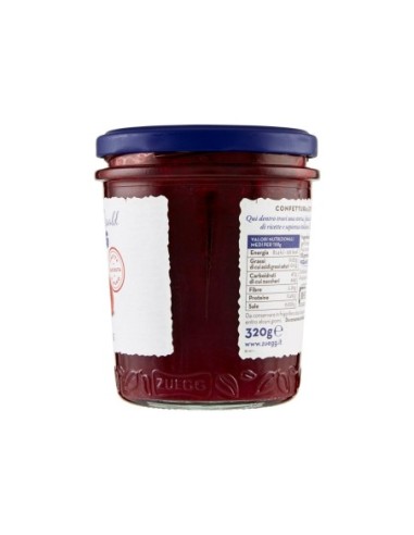 Zuegg Black Cherry Jam - 320 gr - Free shipping delivered to EUROPE and UK