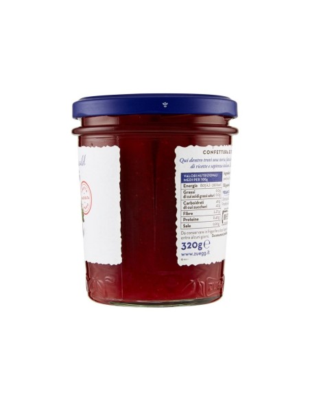 Zuegg Aardbeienjam - 320 gr - Gratis verzending naar Europa en Groot-Brittannië