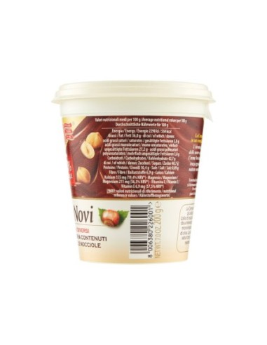 Novi Crema Spalmabile - 200 gr - Spedizione gratuita consegnata in EUROPA e UK