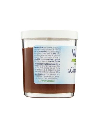 Vassoia Plantaardige Hazelnootcrème - 200 gr - Gratis verzending naar Europa en Groot-Brittannië