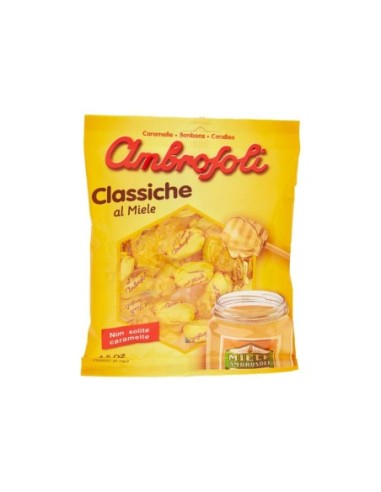 Bonbons au miel Ambrosoli - 135 gr - Livraison gratuite en EUROPE et au Royaume-Uni