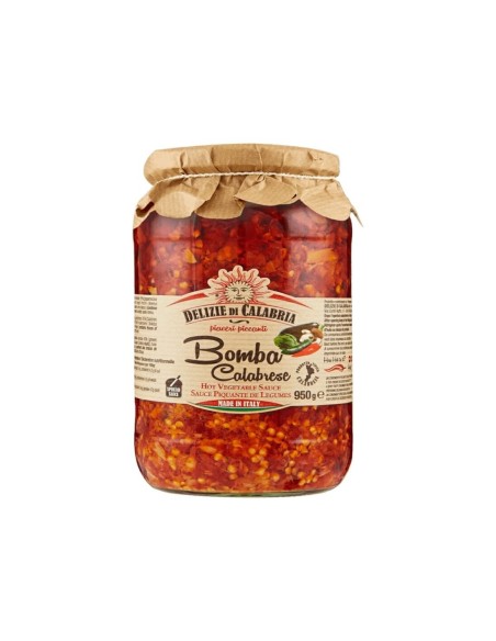 Delizie di Calabria Bomba Calabrese - 950 gr - Gratis verzending naar Europa en Groot-Brittannië
