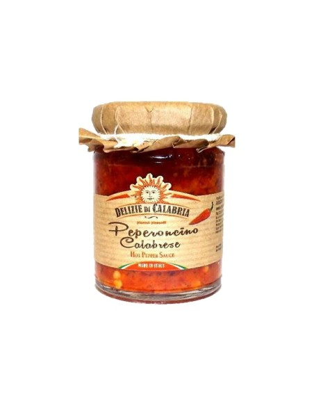 Delizie di Calabria Peperoncino Calabrese - 135 gr - Spedizione gratuita consegnata in EUROPA e UK