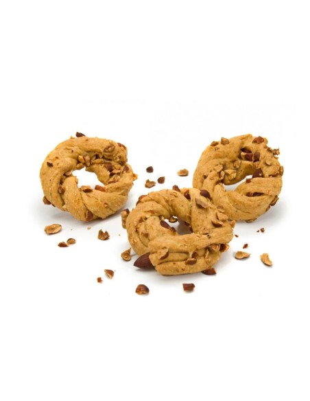 Taralli Napoletani Mandorlati 250gr Croccantezza e Gusto Tradizionale