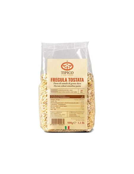 Tipico Geroosterde Sardijnse Fregula - 500gr - Gratis verzending naar Europa en Groot-Brittannië