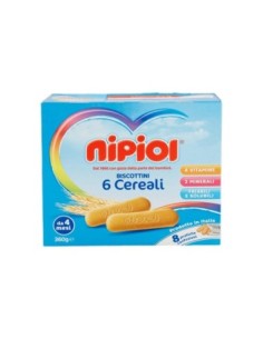 Nipiol Biscuits with 6 Cereals - 360 gr