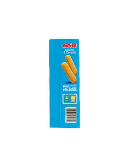 Petits biscuits aux 6 céréales Nipiol - 360 gr - Livraison gratuite en EUROPE et au Royaume-Uni