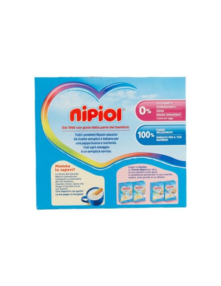 Petits biscuits aux 6 céréales Nipiol - 360 gr - Livraison gratuite en EUROPE et au Royaume-Uni