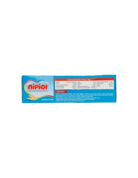 Petits biscuits aux 6 céréales Nipiol - 360 gr - Livraison gratuite en EUROPE et au Royaume-Uni