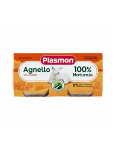 Plasmon Gehomogeniseerd Lam 6-36 Ma. - 2 x 80 gr - Gratis verzending naar Europa en Groot-Brittannië
