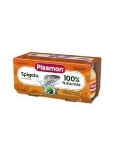 Plasmon Homogenised Sea Bass With Potatoes 6-36 Months - 2 x 80 gr - Free shipping delivered to EUROPE and UK