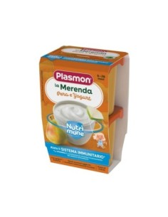 Plasmon Merenda Yogurt e Pera 6 Mesi - 2 x 120 gr