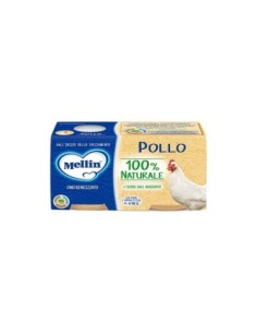 Mellin Omogeneizzato Pollo 4 Mesi - 2 x 80 gr