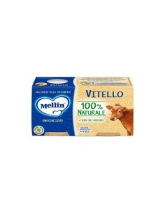 Mellin Omogeneizzato Vitello 4 Mesi - 2 x 80 gr