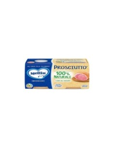 Mellin Omogeneizzato Prosciutto 4 Mesi - 2 x 80 gr