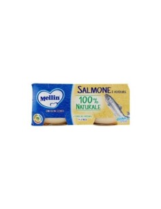 Mellin Babyvoeding Zalm 4 Maanden - 2 x 80 gr