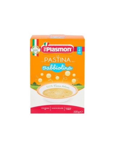 Plasmon Sabbiolina Wheat Pastina for Babies, Enriched with Vitamin B6