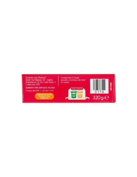 Plasmon Sabbiolina Pastina voor Baby's vanaf 6 Maanden