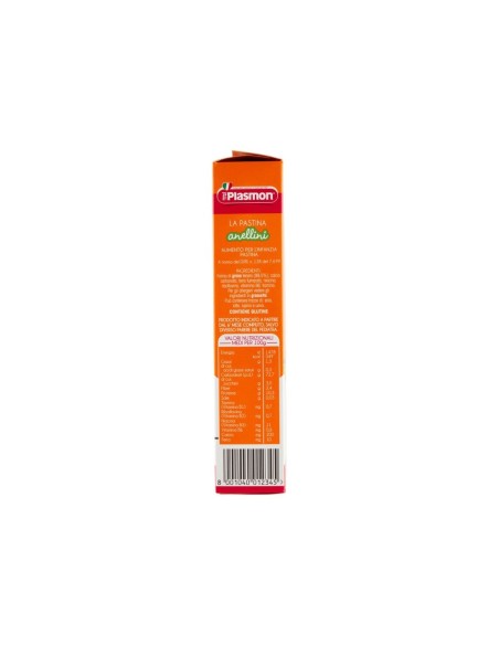 Plasmon La Pastina Anellini 6-36 Mesi - 340 gr - Spedizione gratuita consegnata in EUROPA e UK