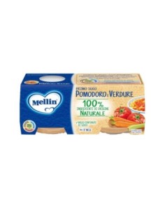 Mellin Primo Sugo Tomaten- en Groentesaus - 2 x 80 g