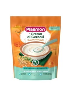 Plasmon Crème met 4 Granen 4 Maanden - 200 gr