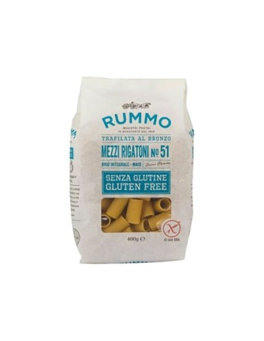 Rummo Mezze Penne Rigate Glutenfrei – 400 G, Nudeln Aus Integale & Mais, Kochzeit 12 Min