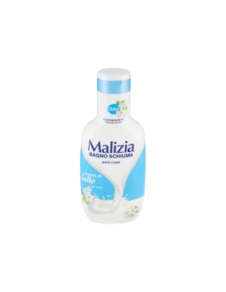 Malizia Nourishing Milk Cream Bath Foam - 1 L - Free shipping delivered to EUROPE and UK