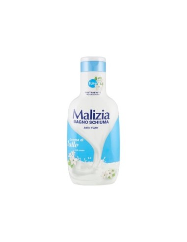 Malizia Nourishing Milk Cream Bath Foam - 1 L - Free shipping delivered to EUROPE and UK