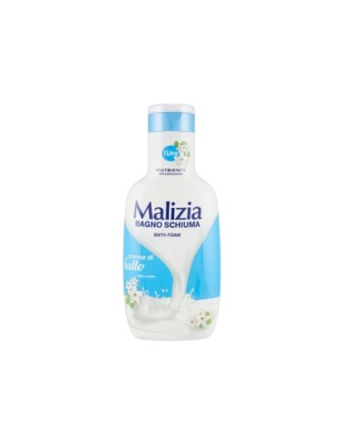 Malizia Nourishing Milk Cream Bath Foam - 1 L - Free shipping delivered to EUROPE and UK