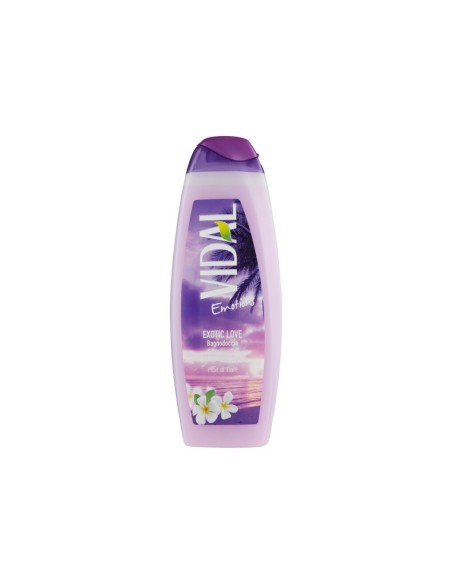 Vidal Gel Douche Exotic Love Fleurs de Tiaré - 500 ml - Livraison gratuite en EUROPE et au Royaume-Uni