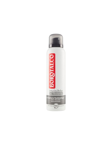 Borotalco Originele Deodorant Onzichtbare Spray - 150 ml - Gratis verzending naar Europa en Groot-Brittannië