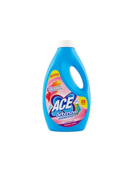 Ace Wasmiddel Wasmachinereiniger Gekleurd 27 Was. - 1350 ml - Gratis verzending naar Europa en Groot-Brittannië
