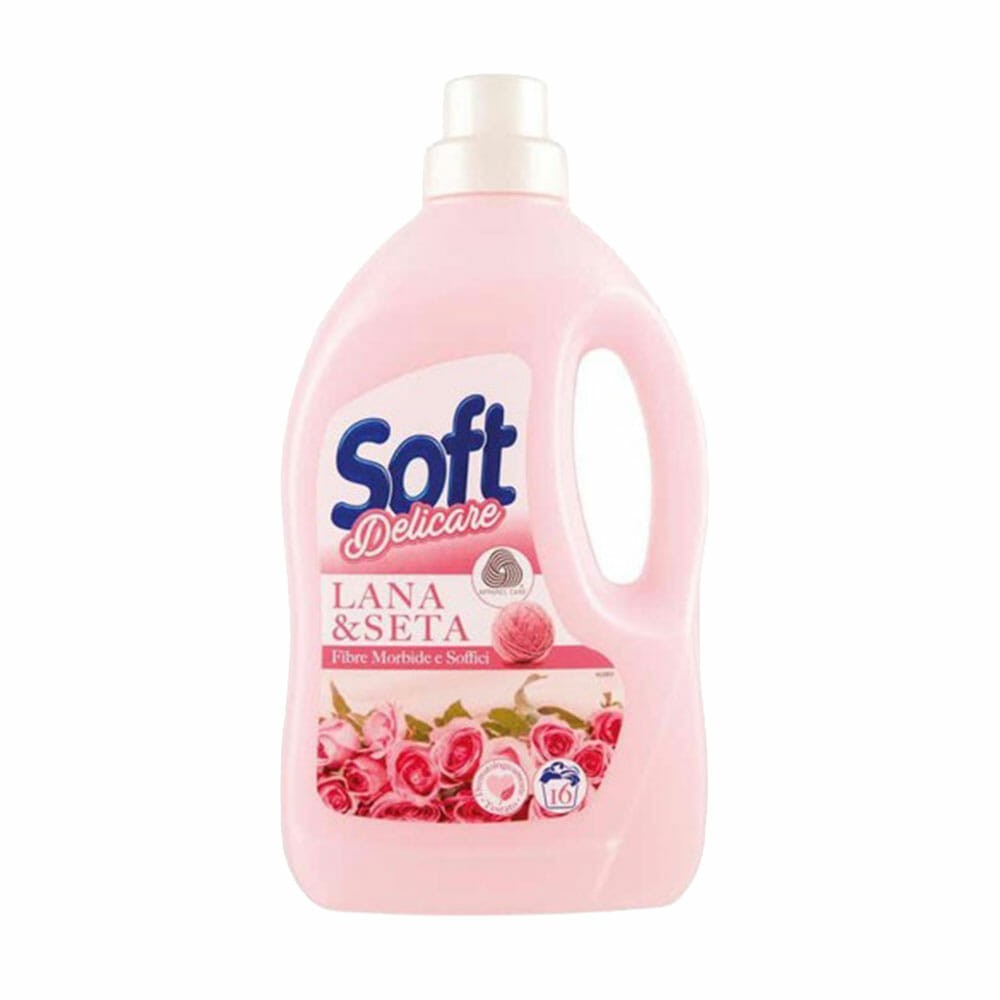Soft Concentrated Softener Wool e Silk Pink 900 ml Free shipping delivered to EUROPE and UK
