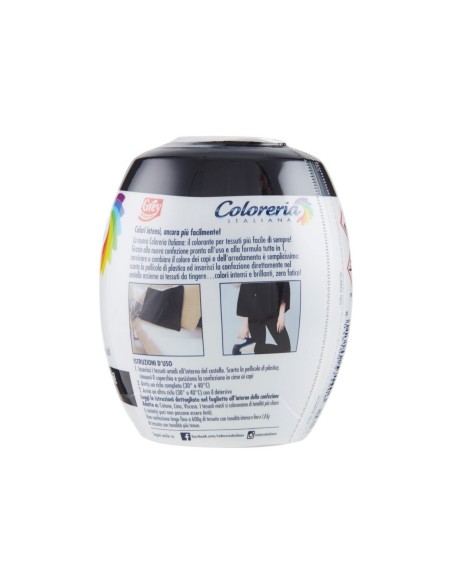 Grey Coloreria Italiana Nero Intenso - 350 gr - Spedizione gratuita consegnata in EUROPA e UK