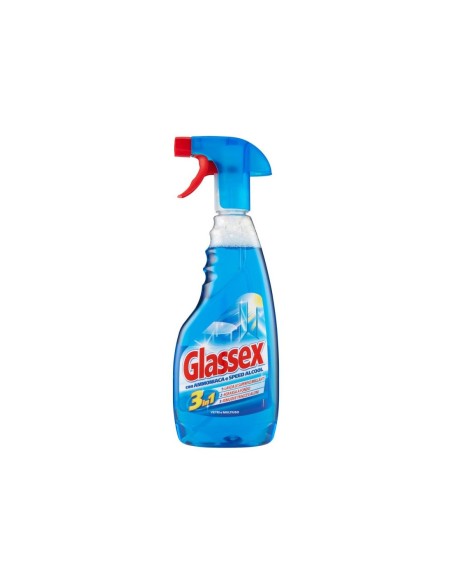 Glassex Glas und Oberflächen mit Ammoniakspray 3in1 - 500 ml - Kostenloser Versand nach Europa und Großbritannien