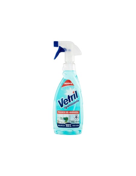 Vetril Sanitizer Glas- und Oberflächenspray - 650 ml - Kostenloser Versand nach Europa und Großbritannien