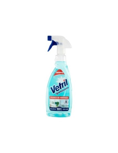 Vetril Sanitizer Glas- und Oberflächenspray - 650 ml - Kostenloser Versand nach Europa und Großbritannien