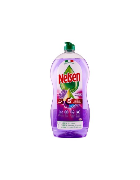 Nelsen Geschirrspülmittel Lavendel und Essig - 850 ml - Kostenloser Versand nach Europa und Großbritannien