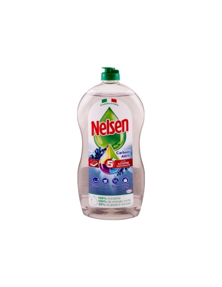 Nelsen Actief Koolstof Afwasmiddel - 850 ml - Gratis verzending naar Europa en Groot-Brittannië