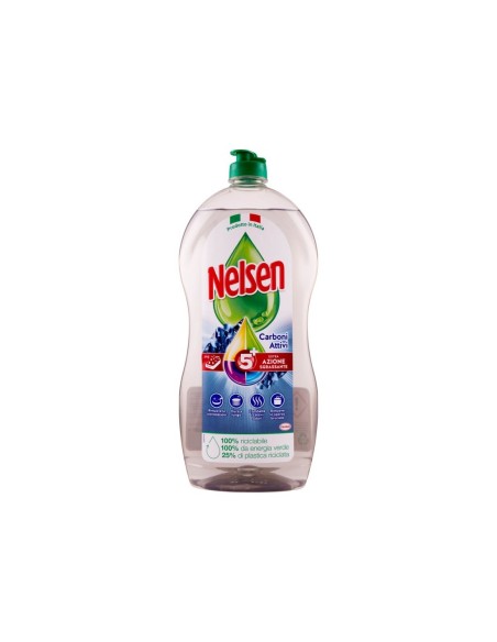 Nelsen Actief Koolstof Afwasmiddel - 850 ml - Gratis verzending naar Europa en Groot-Brittannië