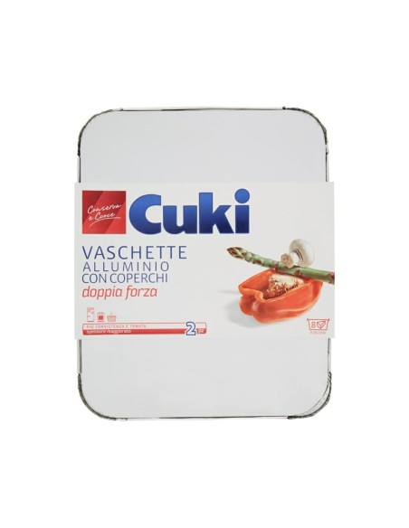 Cuki Vaschette Caldo-Gelo 8 Porzioni - 2 pz - Spedizione gratuita consegnata in EUROPA e UK