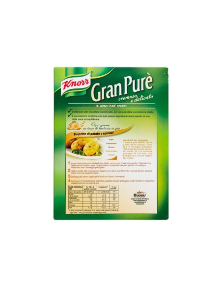 Knorr Gran Pure 3 Sachets - 225g - Free shipping delivered to EUROPE and UK