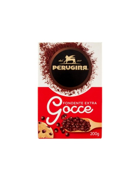 Perugina Gocce di Cioccolato Fondente - 200 gr - Spedizione gratuita consegnata in EUROPA e UK