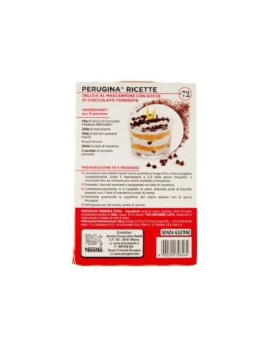 Perugina Gouttes de Chocolat Noir - 200 gr - Livraison gratuite en EUROPE et au Royaume-Uni