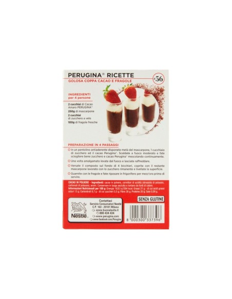 Perugina Cacao Amaro - 75 gr - Livraison gratuite en EUROPE et au Royaume-Uni
