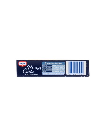 Cameo Panna Cotta con Caramellato 6 porz. - 97 gr - Spedizione gratuita consegnata in EUROPA e UK