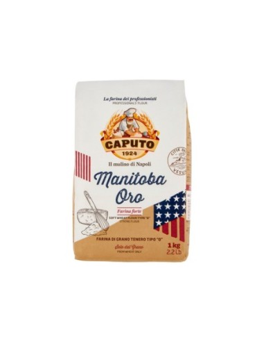 Caputo Flour Manitoba Oro Tipo 0 - 1 Kg - Free shipping delivered to EUROPE and UK