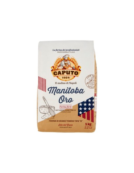 Caputo Flour Manitoba Oro Tipo 0 - 1 Kg - Free shipping delivered to EUROPE and UK